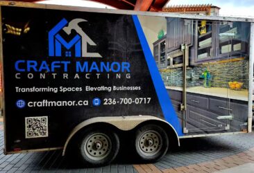Custom trailer wrap jafa signs