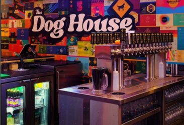 Wall mural pub penticton jafa signs yellow dog